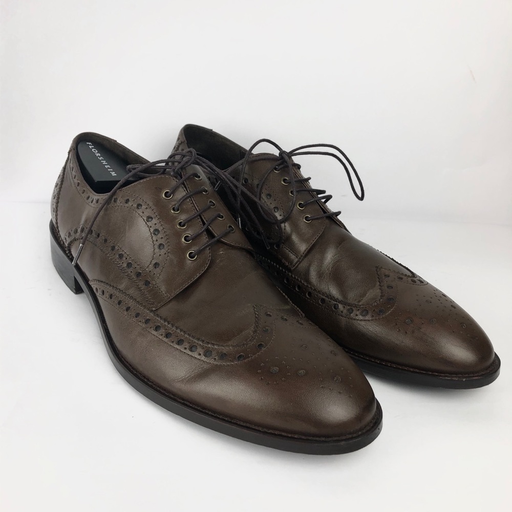 MENS GORDON RUSH  LEATHER WINGTIP OXFORDS 12 M